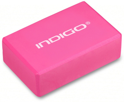 Кирпич для йоги розовый (цикламеновый) Indigo 6011 00398
