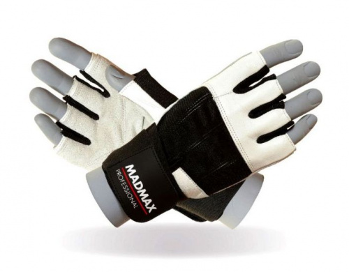 Перчатки мужские XXL Professional MFG269 белый/черный MadMax