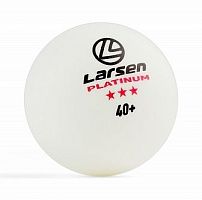Мячик для пинг-понга 3* - 1 шт белый Larsen Platinum 8333 369811 