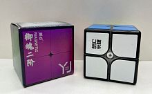 Кубик Рубика 2х2 YJ Yupo v2 магнитный черный 997967