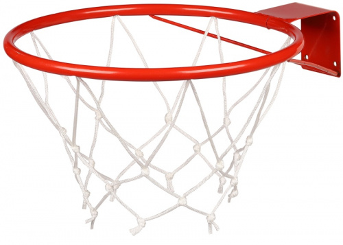 Кольцо баскетбольное №5 с сеткой d внутр-38,5 см, d внеш-41,5 см 789127 фото 2