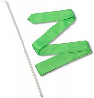 Лента с палочкой для гимнастики 4 м зеленый 22523