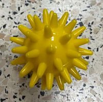 Мяч массажный 05 см (шарик) средн мягк желтый ММ5 998879