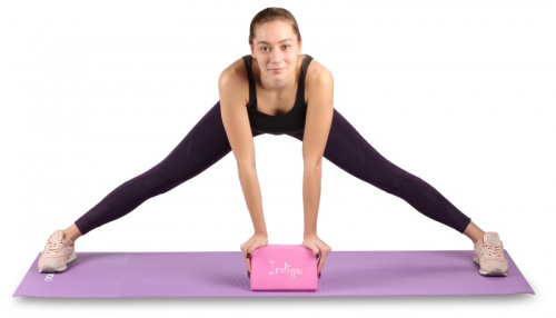 Кирпич для йоги розовый (цикламеновый) Indigo 6011 00398 фото 6