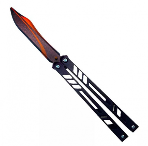 Макет ножа Бабочка фанера V2 6 мм Черная вдова Black Widow Standoff 0232 998466