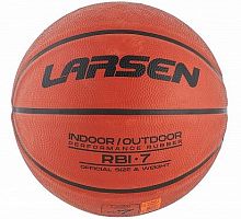 Мяч баскетбольный №7 Larsen RBI-7 вспен. резина 366511