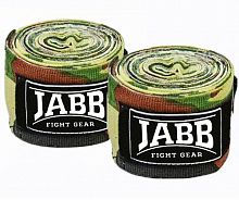 Бинты боксерские 3,5 м х/б камуфляж зеленый Jabb JE-3030 310993