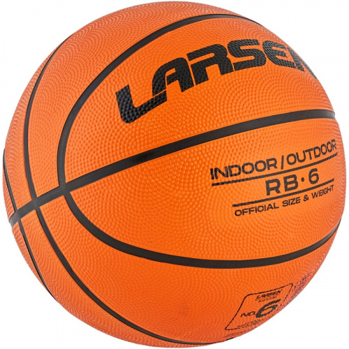 Мяч баскетбольный №6 Larsen RB-6 резина 429180 фото 2