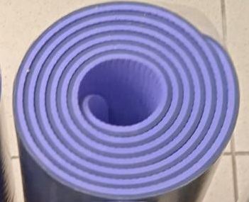 Коврик для йоги 0,6х61х183 см синий-сиреневый TPE Yoga mat 00756-59