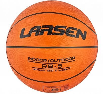 Мяч баскетбольный №5 Larsen RB-5 резина 429165 Мяч баскетбольный №5 Larsen RB-5 резина 429165