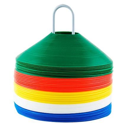 Конус разметочный (фишка футбольная) зеленая выс 5 см, диам 19 см КФ-01 998104 фото 2