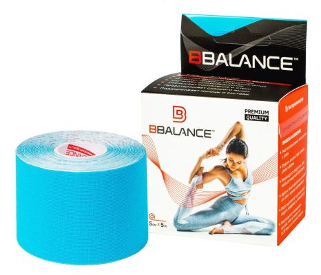 Тейп BBalance голубой 5 м х 5 см 998730 фото 3