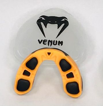 Капа Venum черно-оранж жесткая силикон 00714