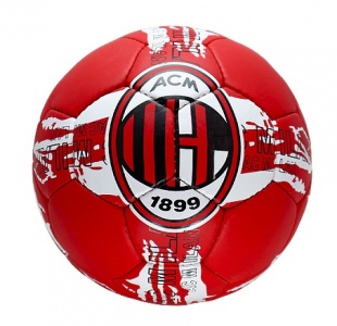 Мяч футбольный №5 AC Milan красно-белый 03308