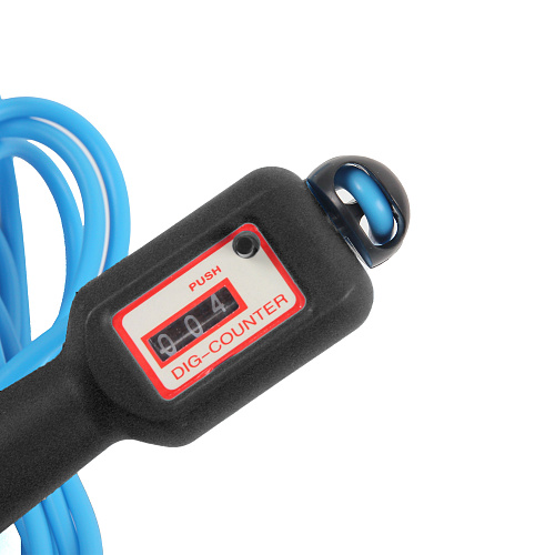 Скакалка со счетчиком 2,75 м ПВХ шнур черные ручки Start UP NT18031A 370778 фото 2