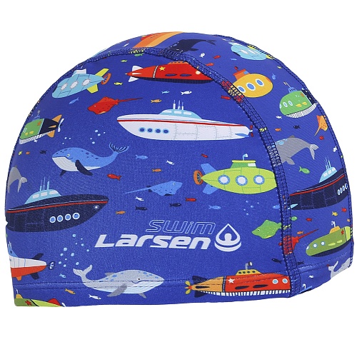 Шапочка для плавания детская Lycra LC101 синяя 359077