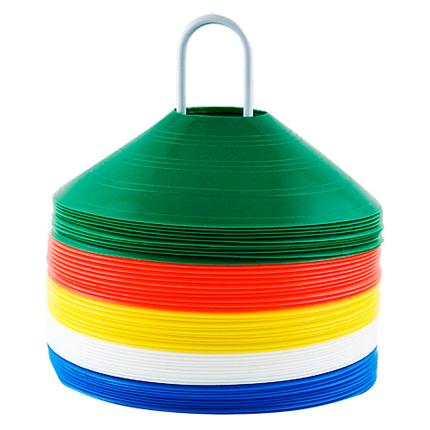 Конус разметочный (фишка футбольная) желтая, выс 5 см, диам 19 см КФ-01 998103 фото 2