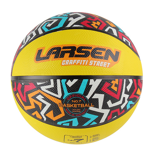 Мяч баскетбольный №7 Larsen RB7 Graffiti Street Multycolor 370282 фото 4