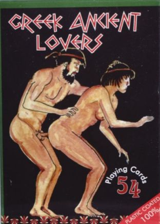 Карты 54 шт c пластиковым покрытием Greek ancient lovers 996147