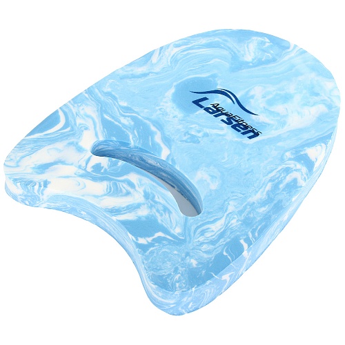 Доска для плавания Larsen AquaFitness 43х31х3,5 см YP-07 (742) треугольная голубая 236066