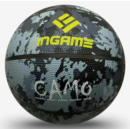 Мяч баскетбольный №7 Ingame Camo серый 995687 Мяч баскетбольный №7 Ingame Camo серый 995687