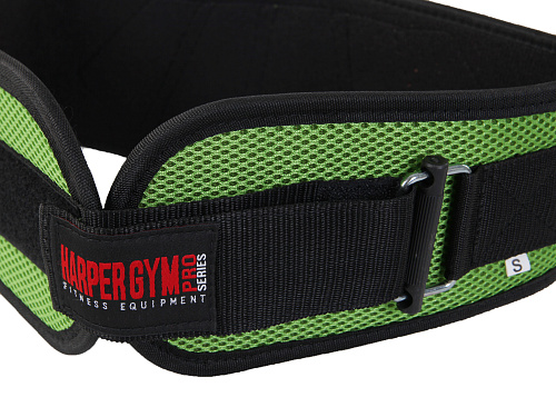 Пояс т/а 15,2 см (6") черно-зеленый Harper Gym Pro Series JE-2624 361325 фото 3