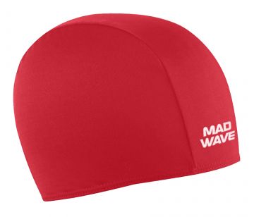Шапочка для плавания Lycra Poly II красный red подростковая 05W
