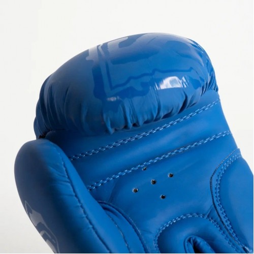 Перчатки боксерские 12 унц Soltas TTen Model Mat синий 997898 фото 2