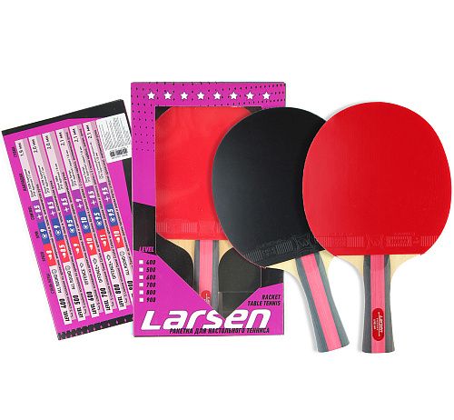 Ракетка для пинг-понга 5* Larsen Level 800 упаковка Violet 369953 фото 2