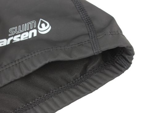 Шапочка для плавания PU Coated Larsen Swim PU102 черная 369122 фото 2