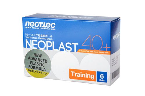 Мячик для пинг-понга 1* - 1 шт белый Neottec Neoplast Training Atemi