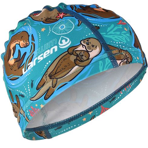 Шапочка для плавания детская Lyc LC105 бирюзовая 370096