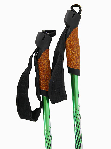 Палки для скандинавской ходьбы раздв 90-135 см лайм Larsen Tracker 359948 фото 2