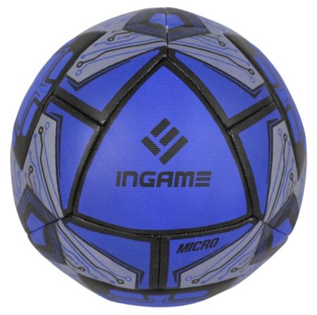 Мяч футбольный №5 Ingame Micro сине-черный 995698