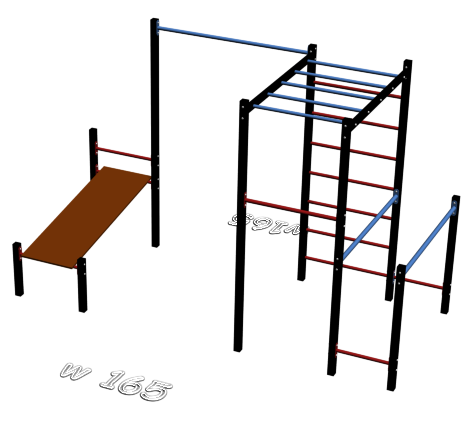 Workout площадка W165 3,6х1,5 м фото 3