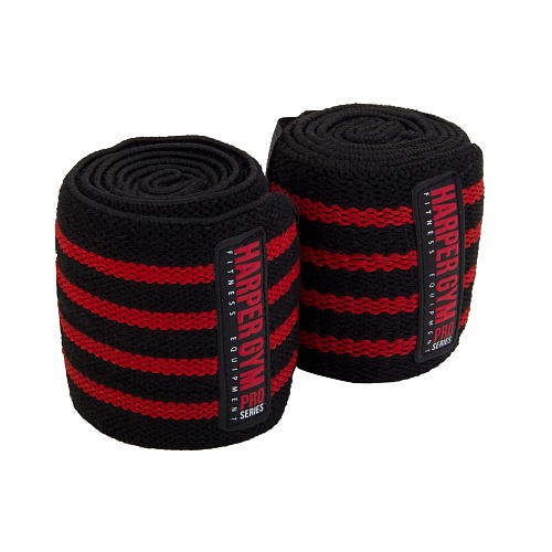 Бинт локтевой Harper Gym JE-2677 100х7,5 см 2 шт черно-красный эласт 339680