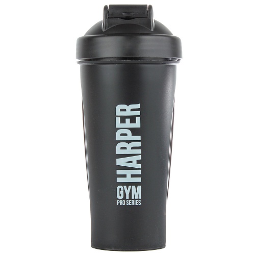 Шейкер 600 мл S01-600 черный Harper Gym Оникс 368734