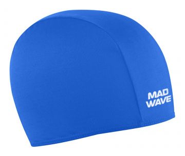 Шапочка для плавания Lycra Poly II синий blue подростковая 04W