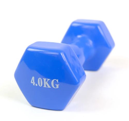 Гантель обливная 4 кг синяя без бренда 995483