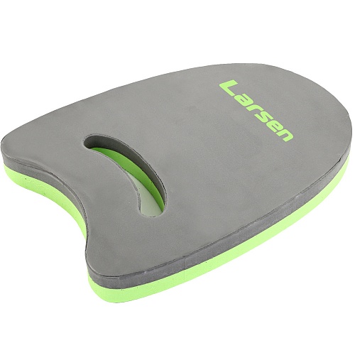 Доска для плавания Larsen AquaFitness 43х31х3,5 см YP-07 треугольная графит-лайм 359136
