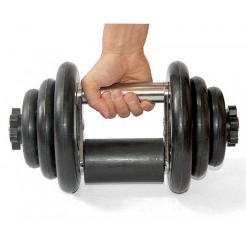 Гриф гирьевой 40 см, 25 мм, замок гайка ручка металл (замок Вейдера) MB Barbell 995474 фото 2