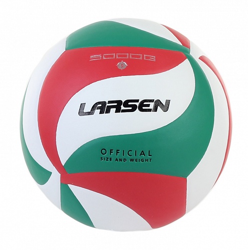 Мяч волейбольный Larsen VB-ECE-5000G зелено-бело-красный 324214