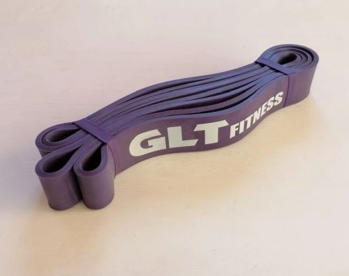 Эспандер-кольцо замкнутое 2,08м х 4,5мм х 3,2 см фиолетовый 36 кг GLT 995328