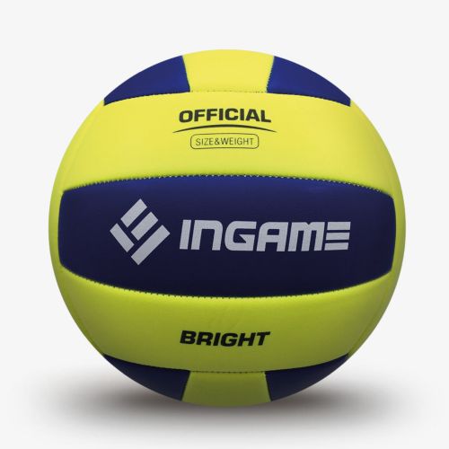 Мяч волейбольный Ingame Bright лимонно-синий 995571 Мяч волейбольный Ingame Bright лимонно-синий 995571