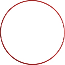 Обруч 900 мм, 900 гр, стальной красный 361001