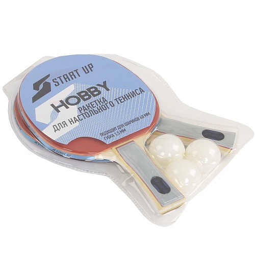 Набор для пинг-понга 2 ракетки + мячи Start Up 0* BR17-0st 4349/230925