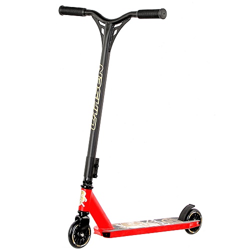Самокат прыжковый (трюковой) 100 мм Larsen Street Trick черно-красный 363098