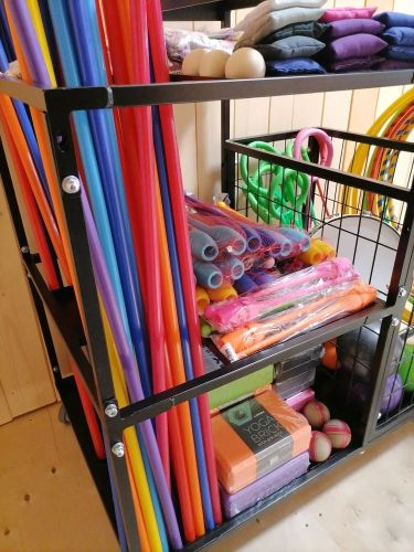 Тележка со снарядами (металл) 182 предмета 127x65x110 см.995310 фото 4