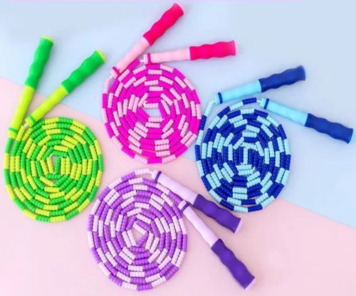 Скакалка 3 м ПВХ шнур бисерная 995438