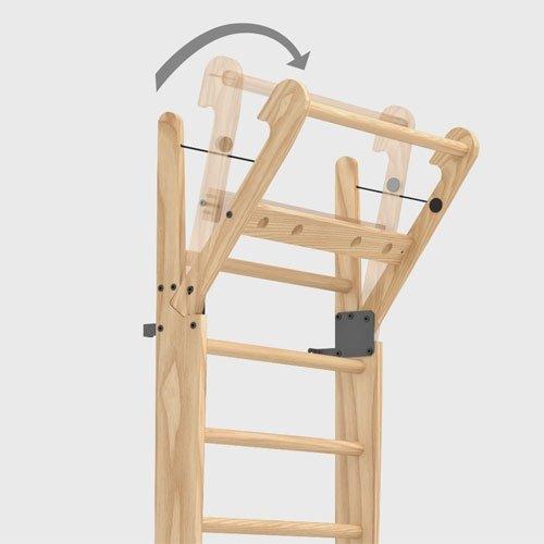 Шведская стенка деревянная 2,3 х 0,8 м NOHrD WallBars 12105 фото 3